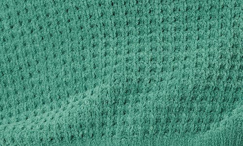 Pj Salvage Chenille Waffle Knit Lounge Sweater In Green