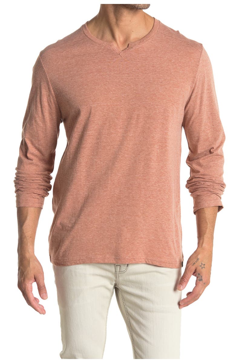 Threads 4 Thought Notch Neck Long Sleeve Knit, Main, color,