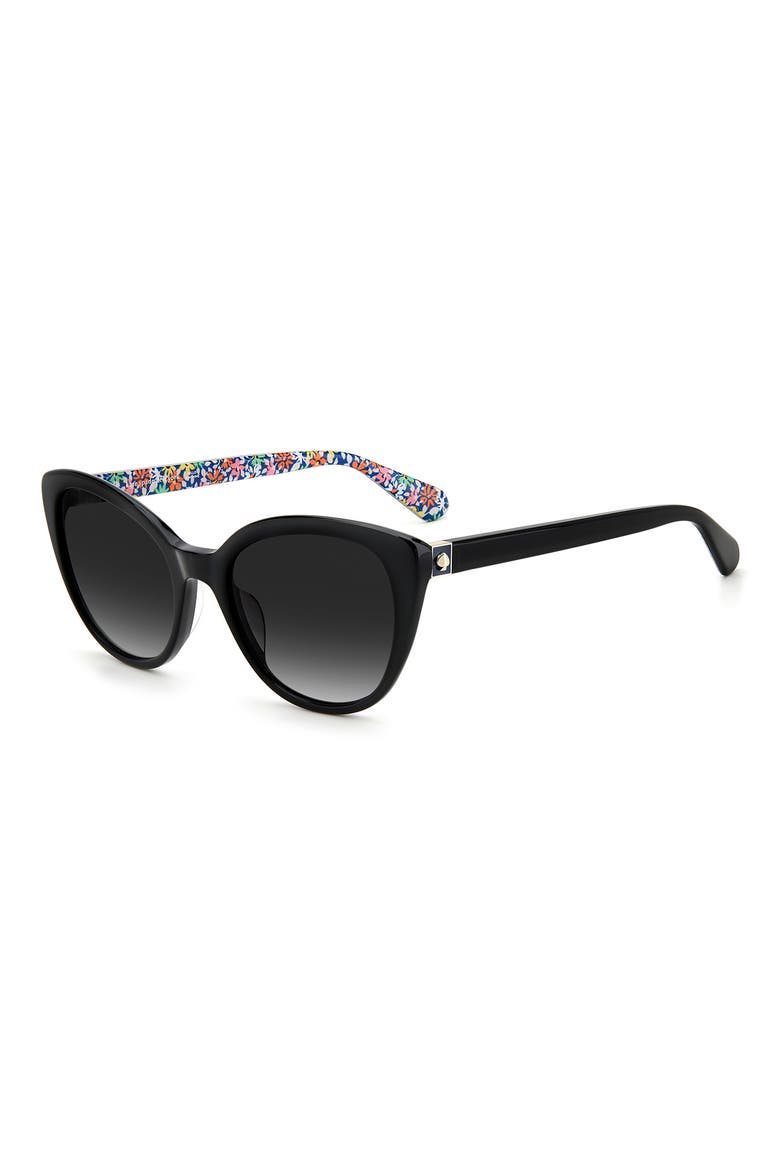 amberlees 55mm gradient eat eye sunglasses, Alternate, color, BLACK / GRAY