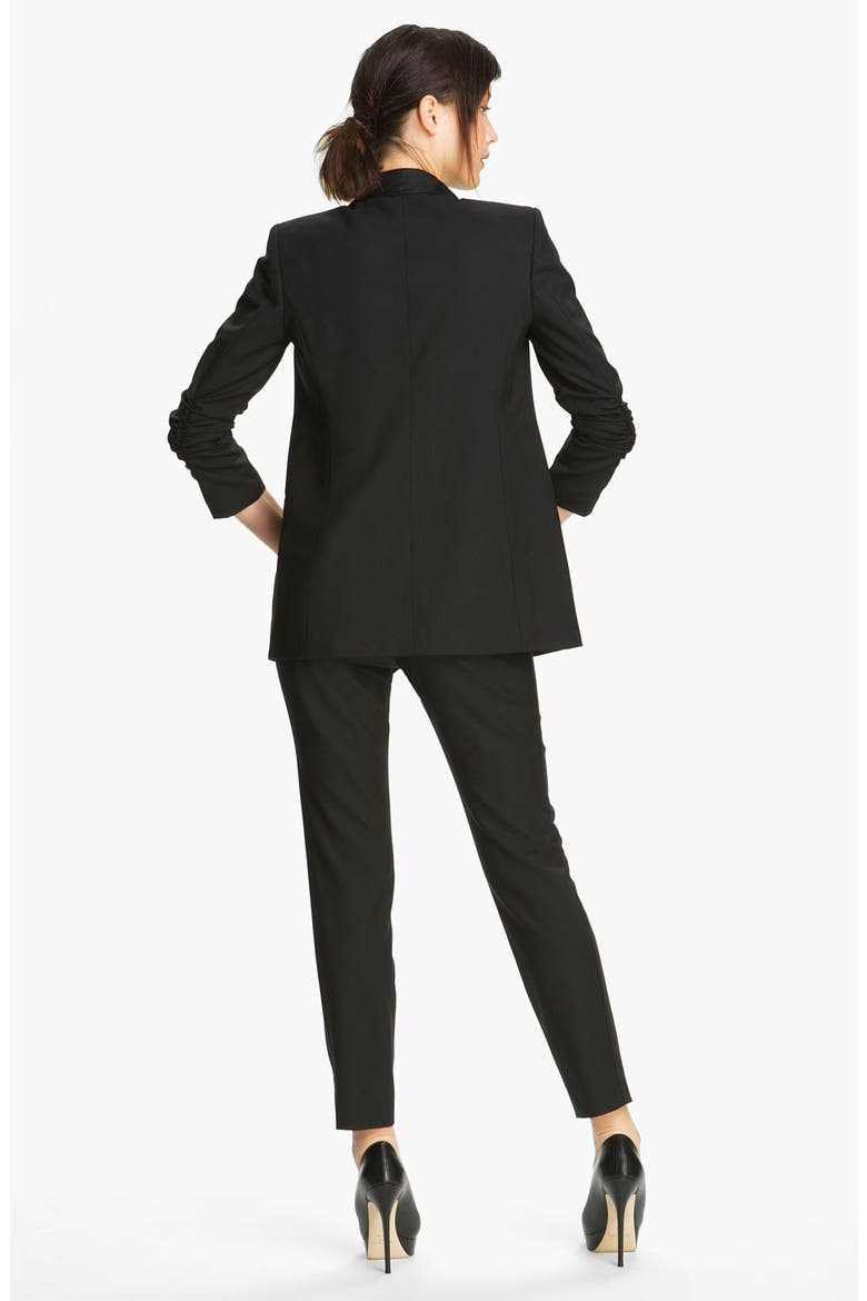 'Heather' Blazer, Alternate, color, BLACK