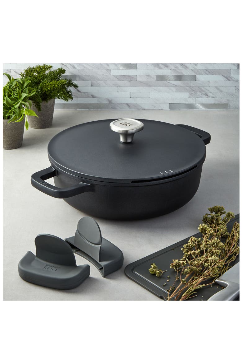 Leo Phantom 11-Inch Sauté Pan, Alternate, color, BLACK