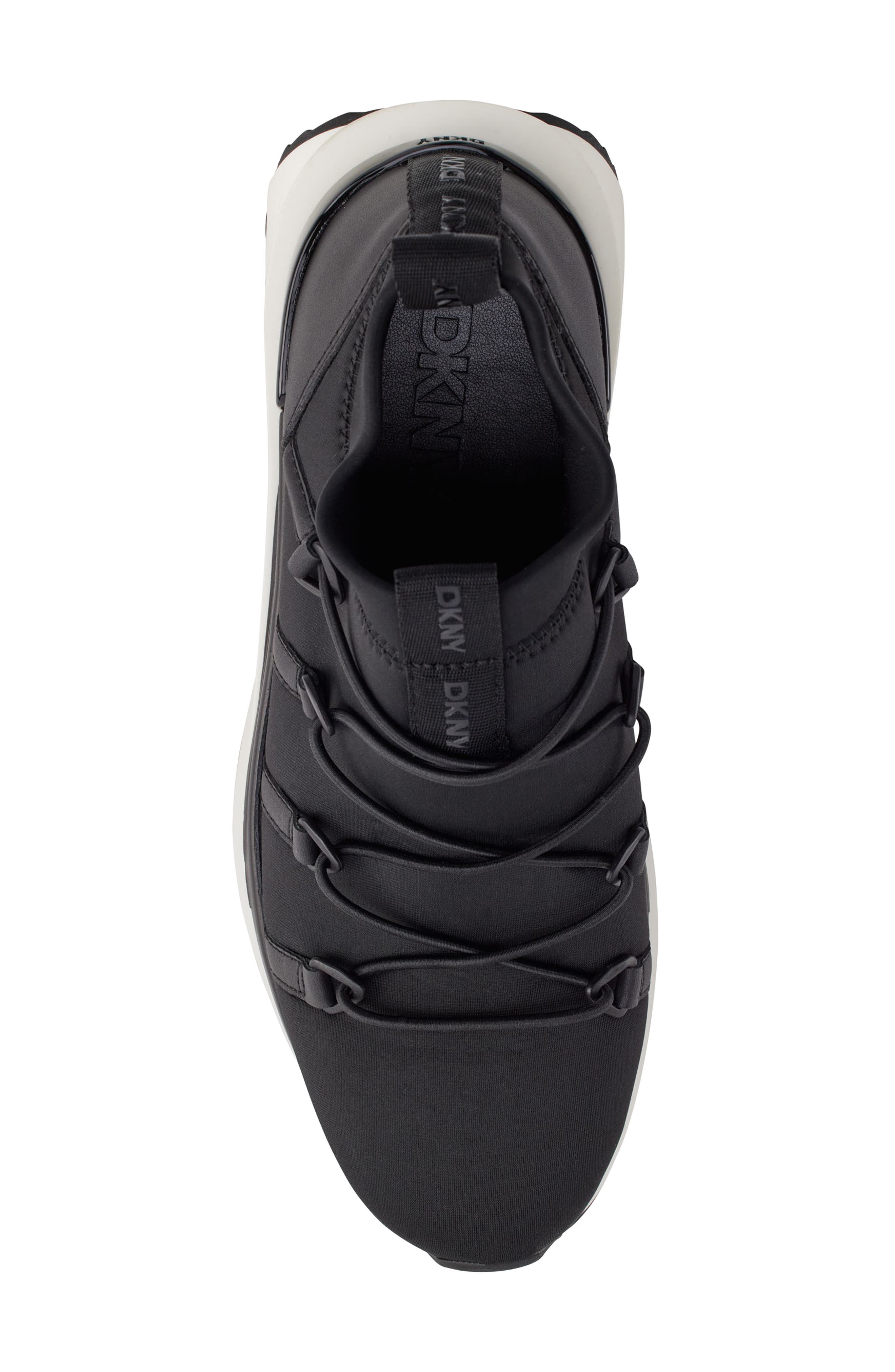 DKNY Aiza Sneaker, Alternate, color, Black