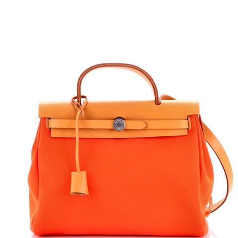 Herbag Zip Leather and Toile 31