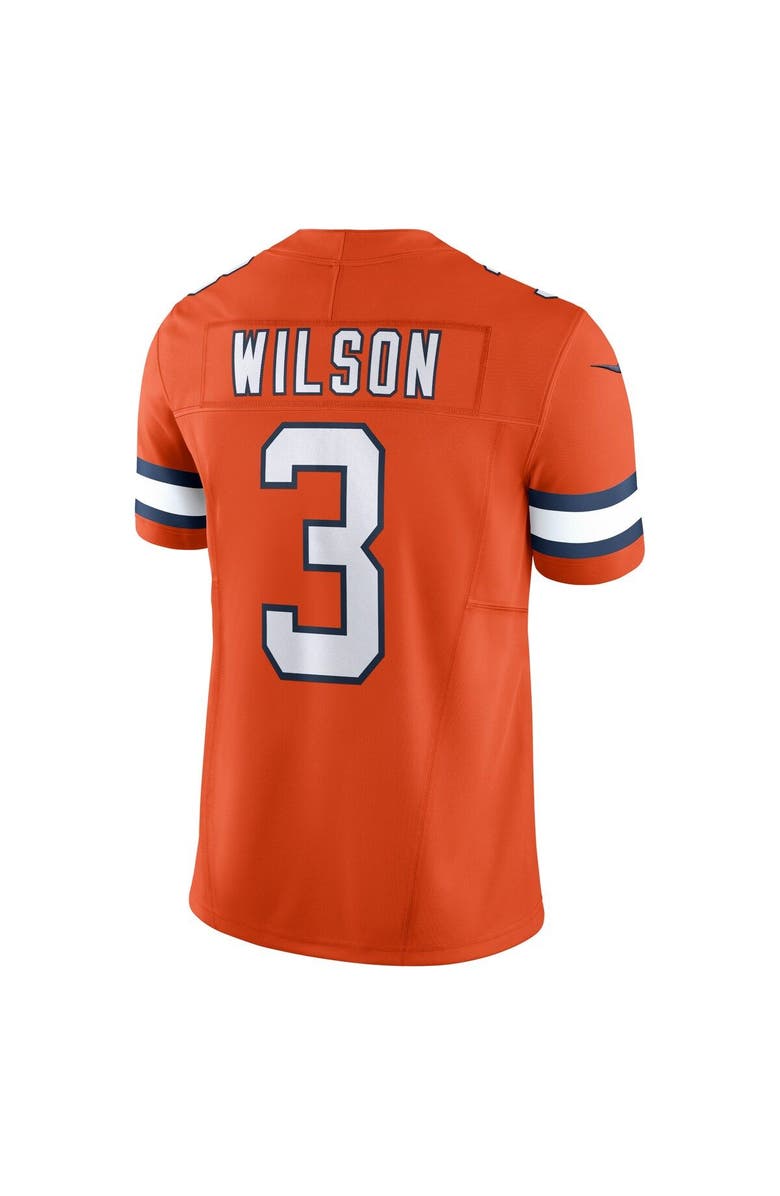 Nike Men's Nike Russell Wilson Orange Denver Broncos Vapor F.U.S.E. Limited Jersey, Alternate, color, 
