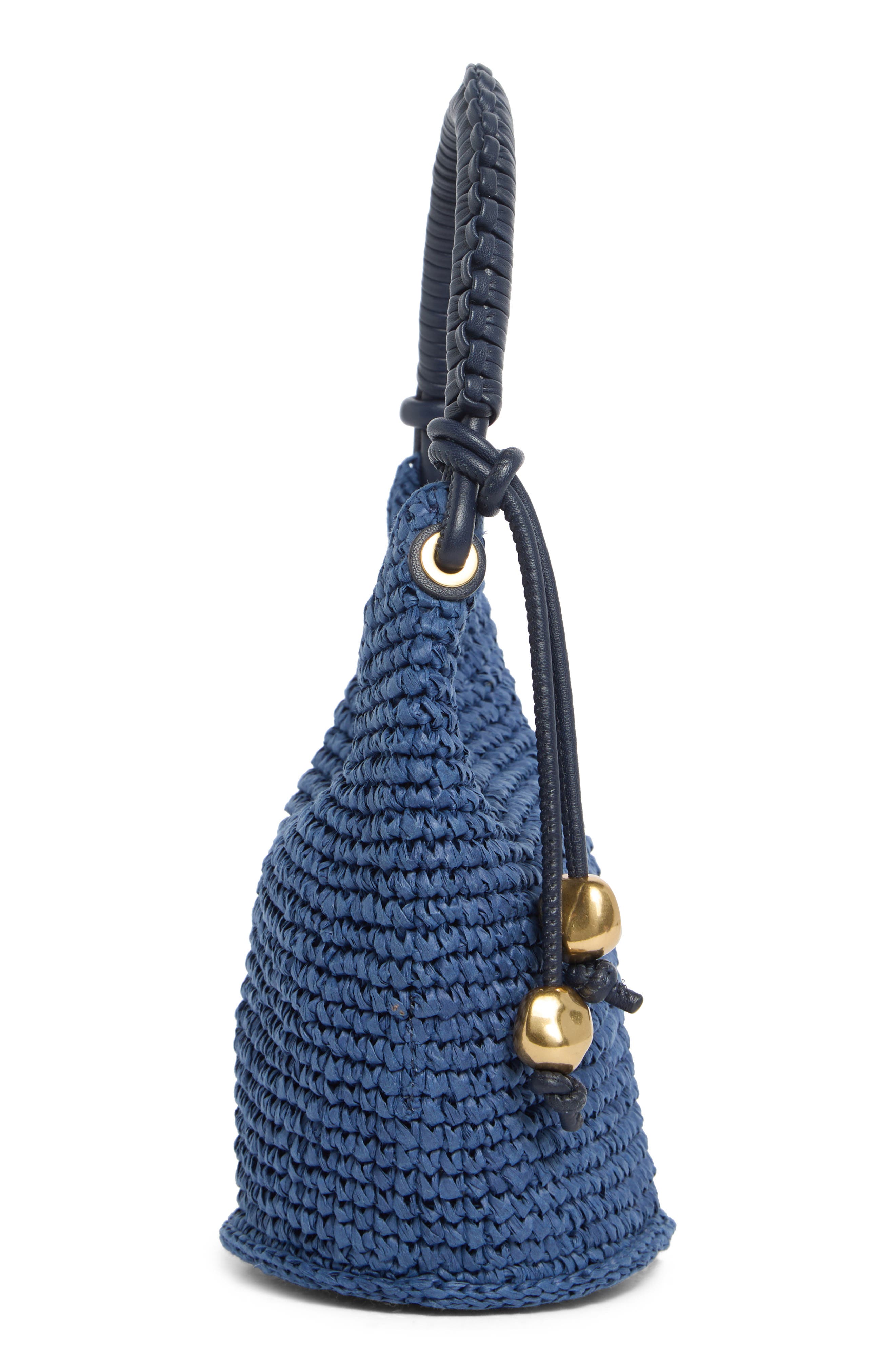 Madewell The Camren Mini Bag, Alternate, color, Washed Denim Multi