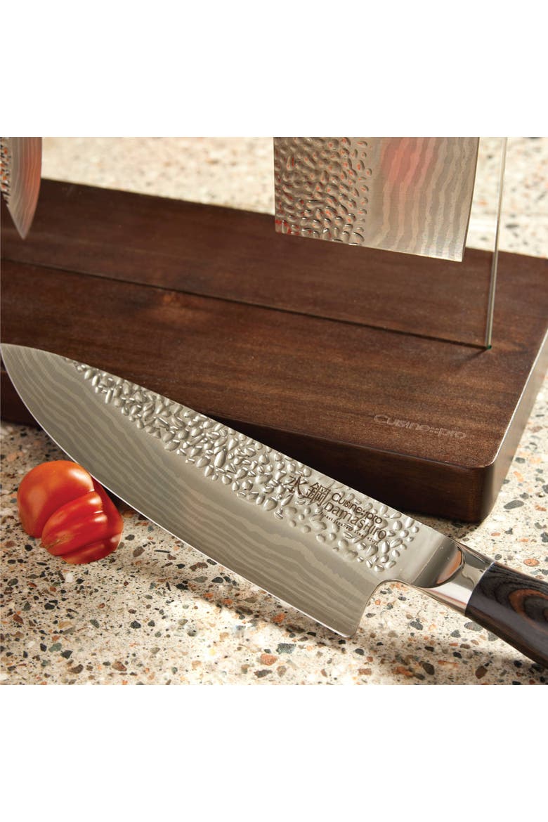 Damashiro EMPEROR® 7-piece Hikari knife block, Alternate, color, Silver