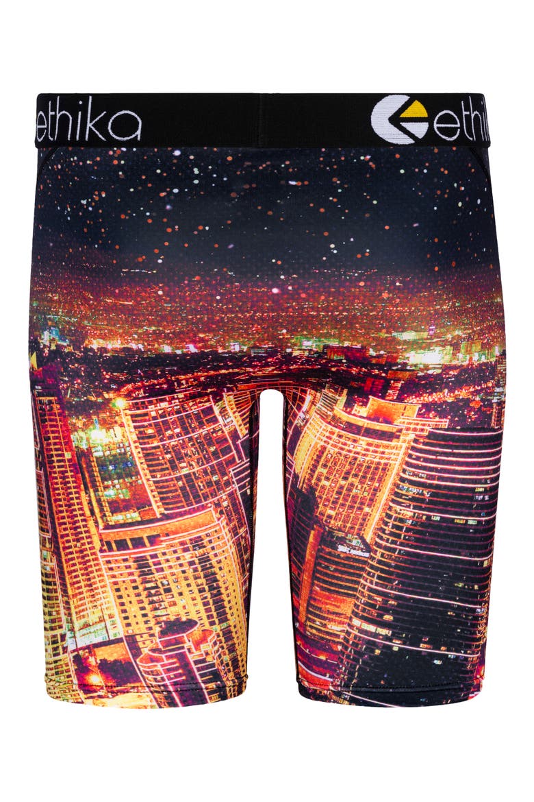 Kids' Power City Boxer Briefs, Alternate, color, SKYLINE