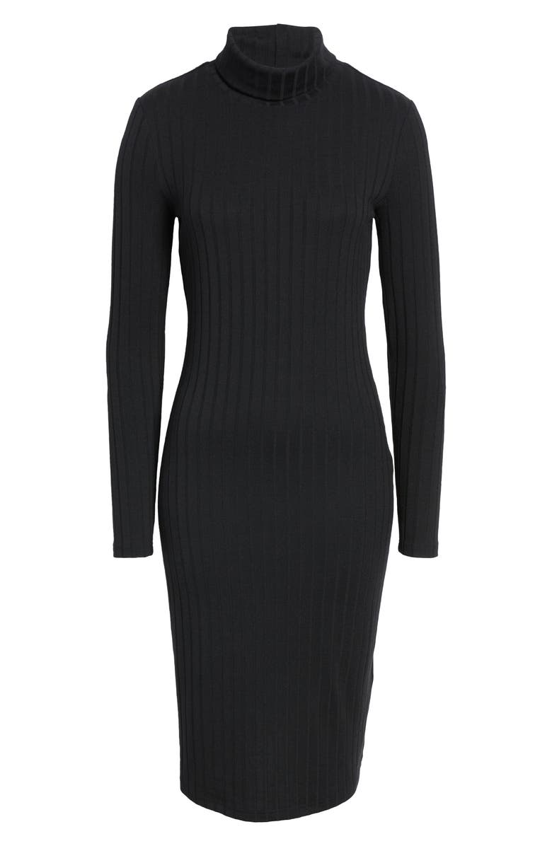 Treasure & Bond Long Sleeve Turtleneck Sweater Dress, Alternate, color,