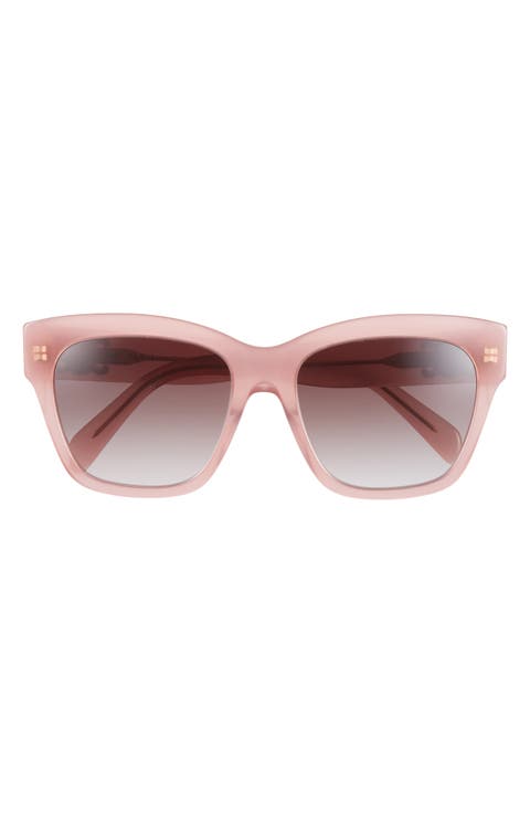 Triomphe 55mm Round Sunglasses