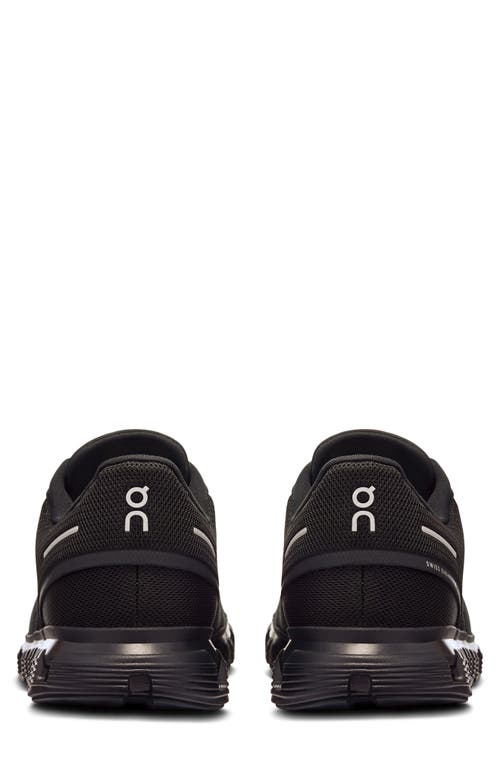 On Cloud 6 Running Sneaker In Black/black