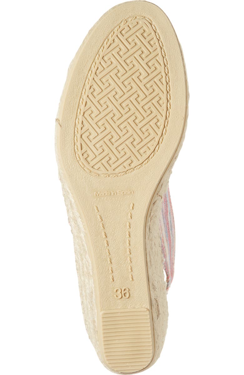 Toni Pons Beri Slingback Espadrille Peep Toe Platform Wedge Sandal, Alternate, color, Pink