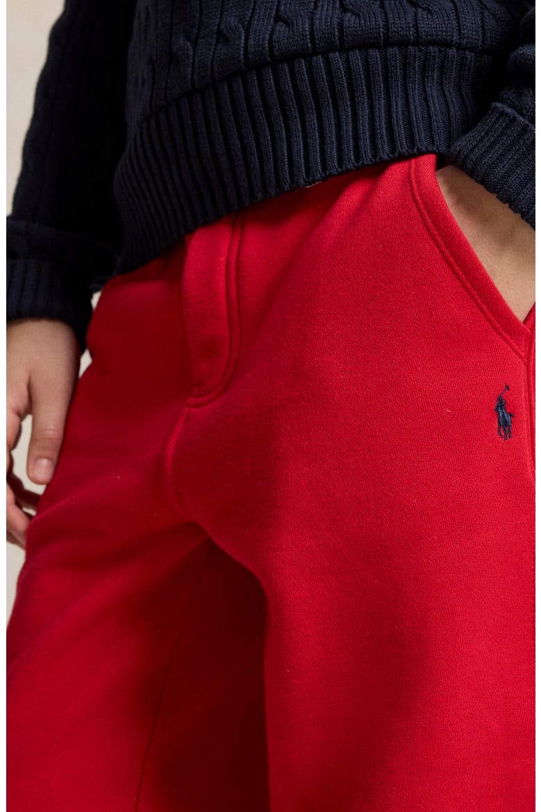 Kids' Fleece Joggers, Alternate, color, RL 2000 RED