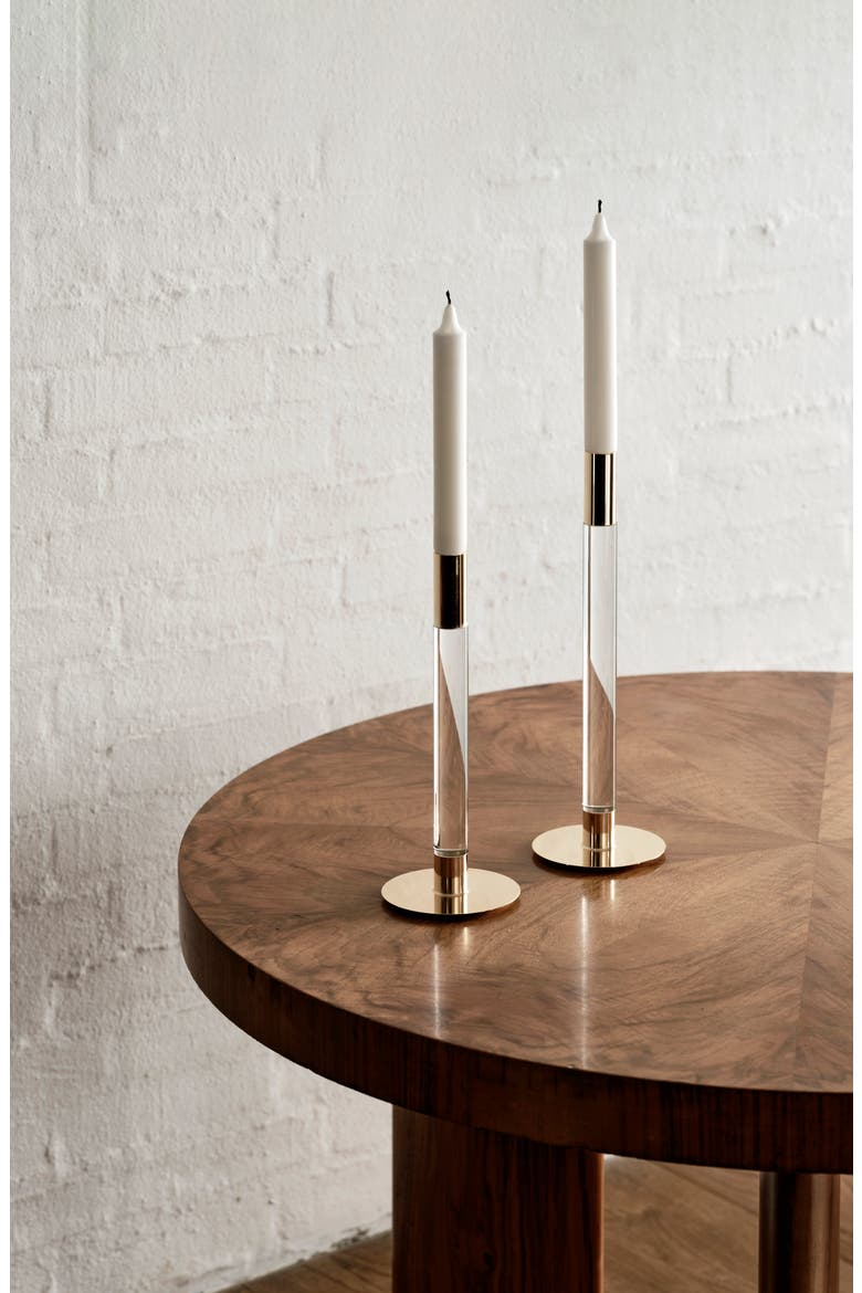 Lumiere Candlestick, Alternate, color, GOLD