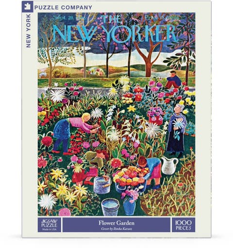 Flower Garden 1000 Piece Puzzle