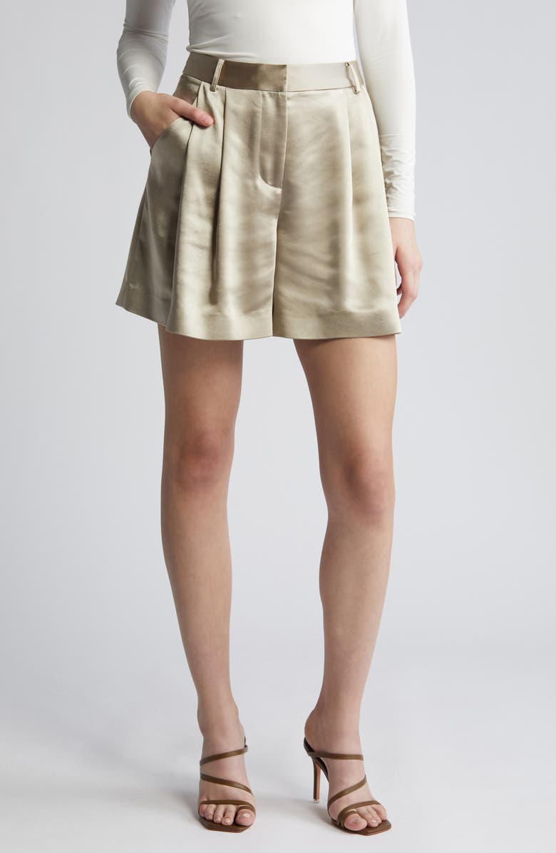 KOBI HALPERIN Jaynie Satin Shorts, Main, color,