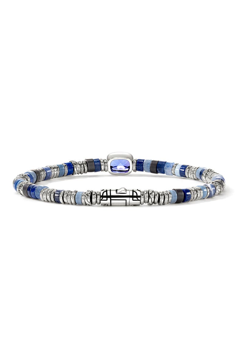 Heishi Bracelet, Alternate, color, TANZANITE