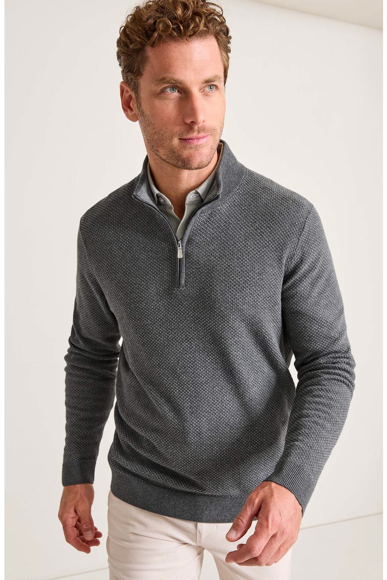 Coolside Legend IslandZone® Quarter Zip Sweater, Alternate, color, GREY MIST