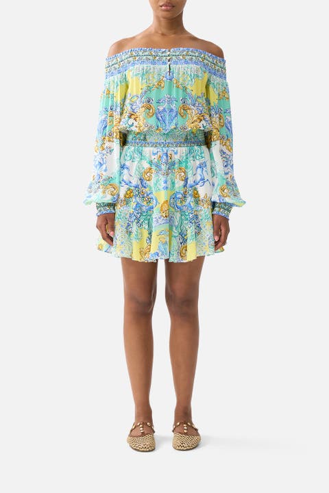 Off Shoulder Short Dress