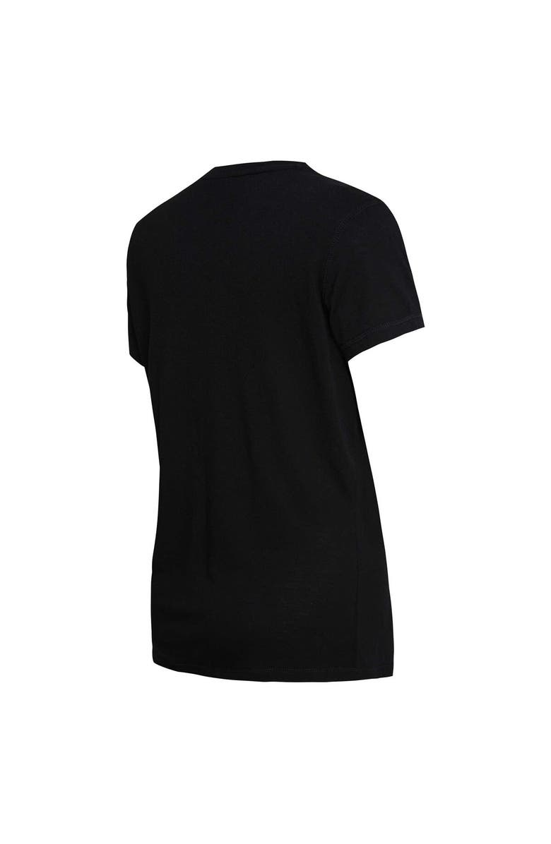 CONCEPTS SPORT Women's Concepts Sport Black/Blue Carolina Panthers Arctic T-Shirt & Flannel Pants Sleep Set, Alternate, color, 