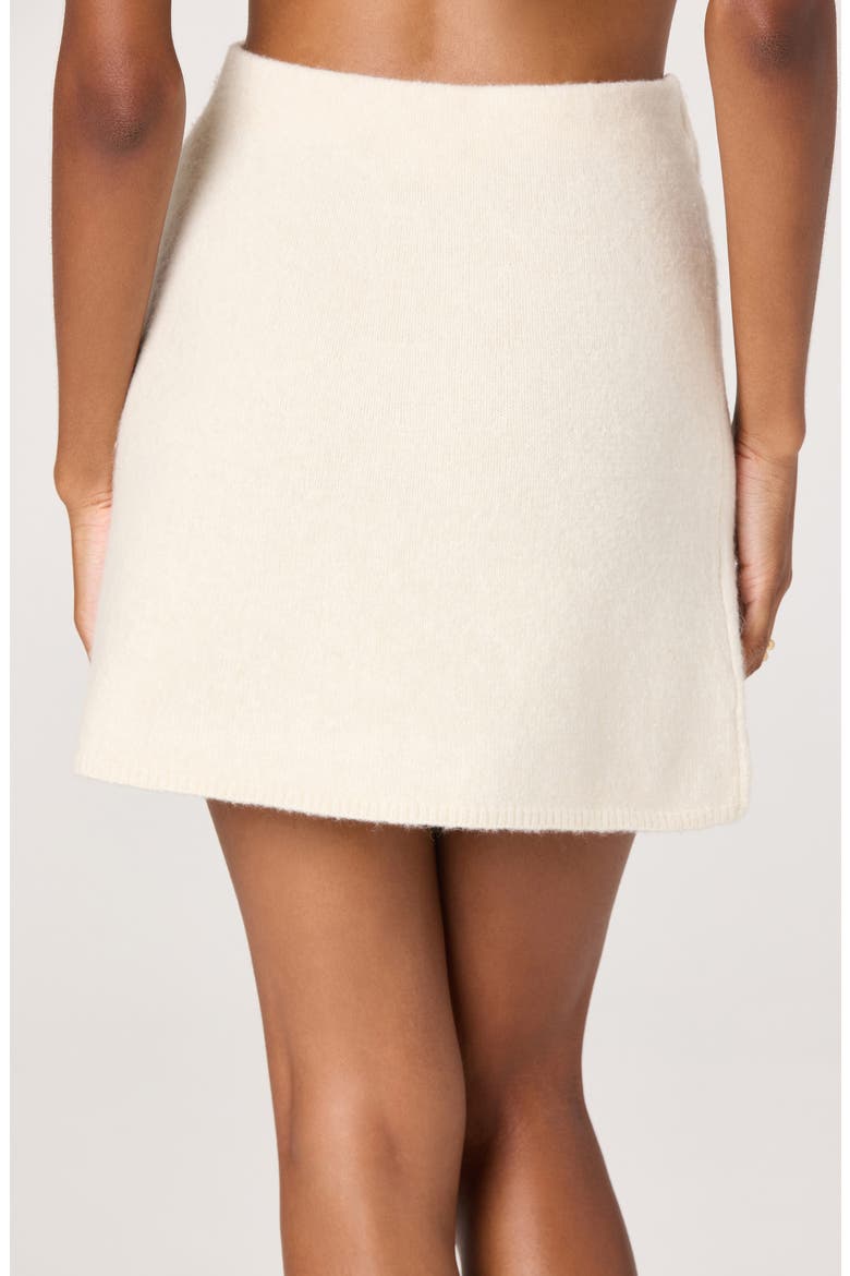 Eryn A-Line Sweater Skirt, Alternate, color, CREAM
