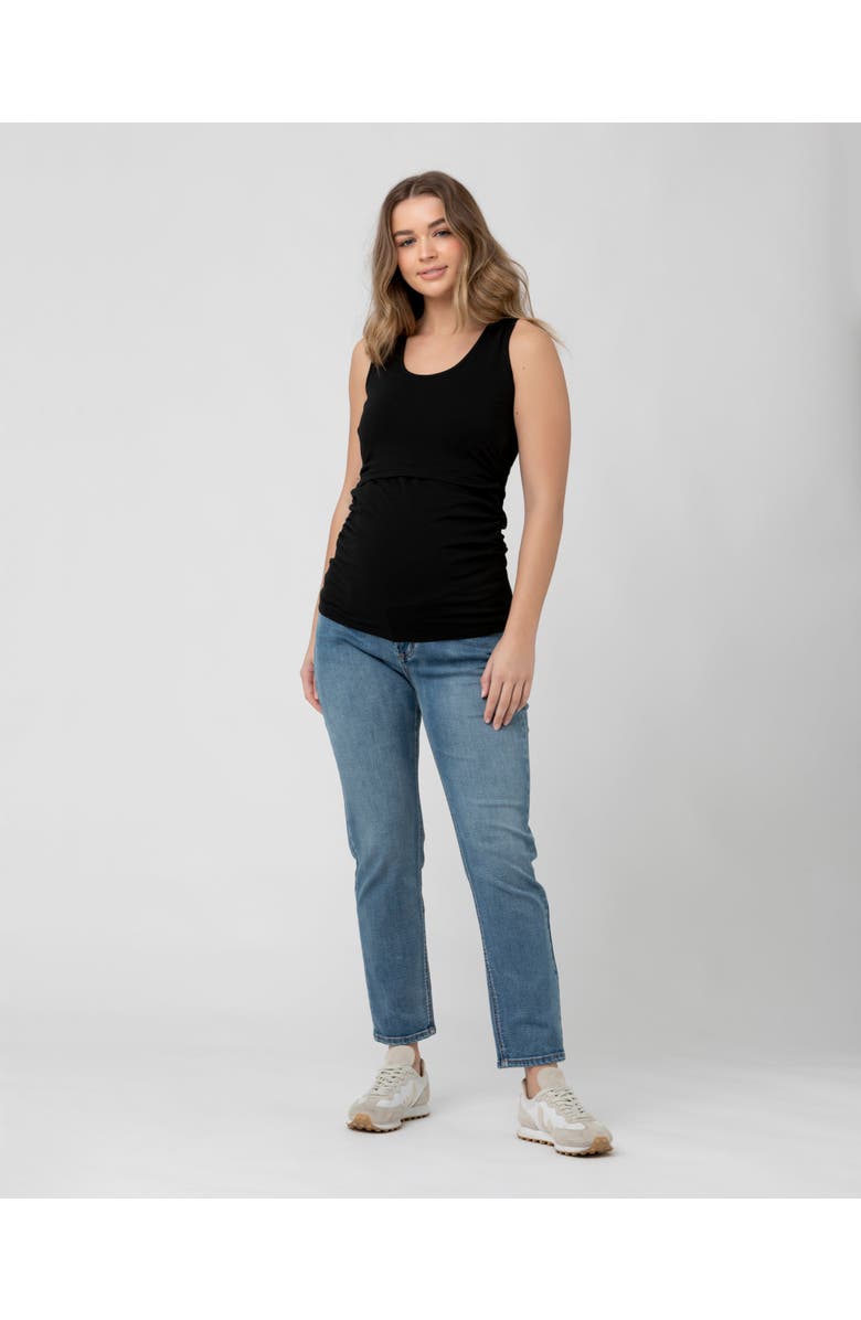 Ripe Maternity Organic Nursing Tank, Alternate, color, Black