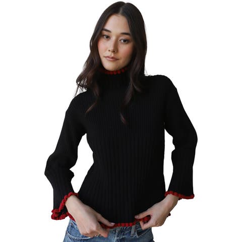 Rue Rib Turtleneck Sweater - Women's