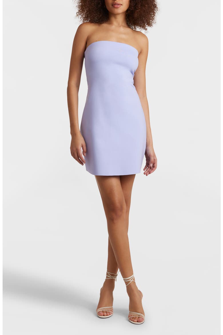 Neoprene Tube Minidress, Main, color, LILAC