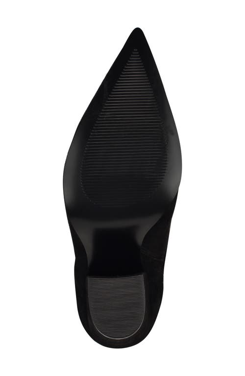 Nine West Adera Pointed Toe Knee High Boot In Black