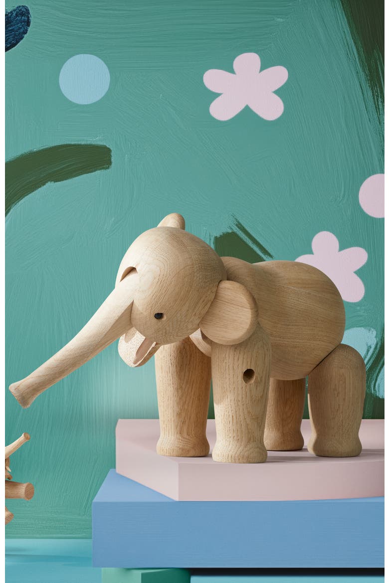 Kay Bojesen Elephant Large, Alternate, color, Oak