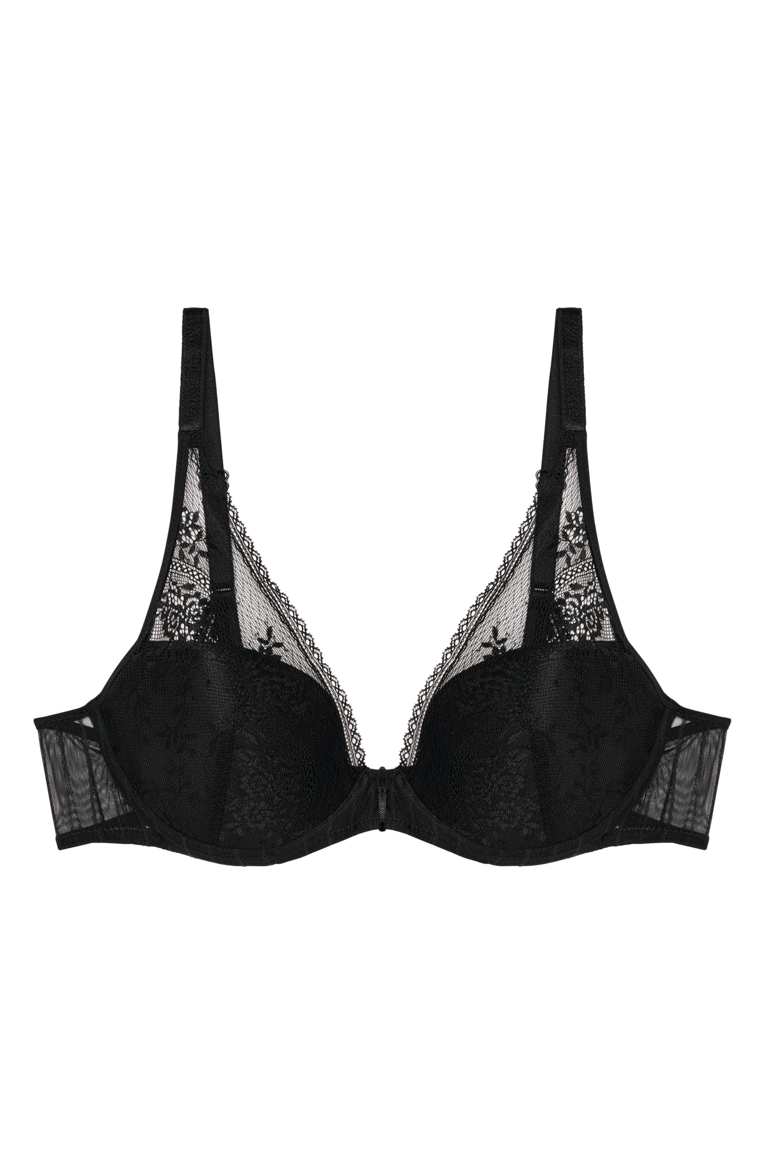 Passionata Maddie Underwire Plunge Bra In Black