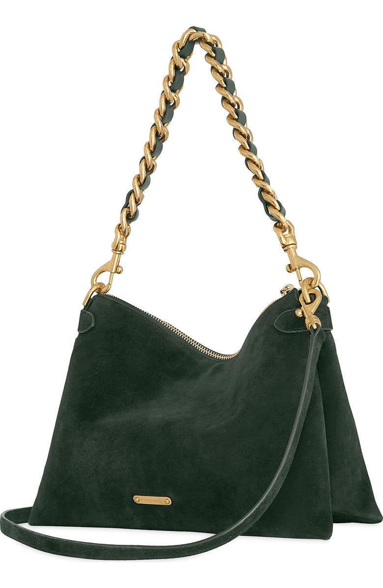 Rebecca Minkoff Stevie Medium Shoulder Bag, Alternate, color, Veridian