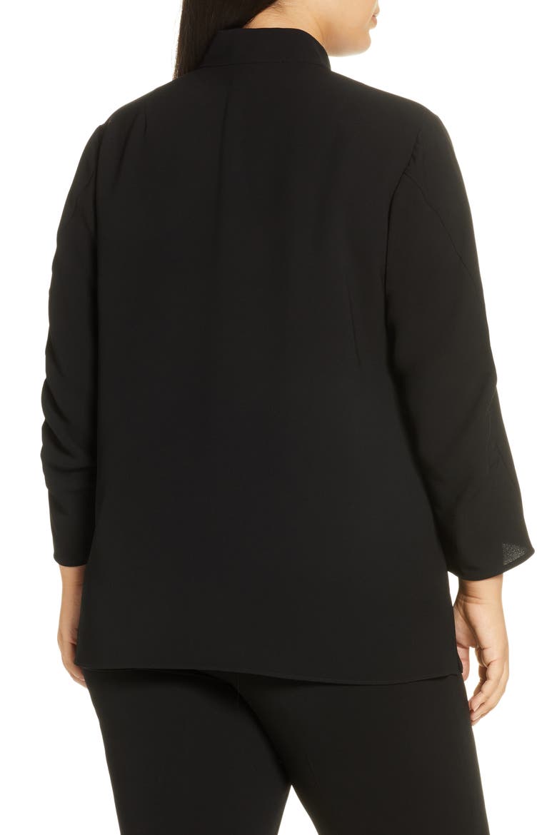 Loretta Blouse, Alternate, color, BLACK