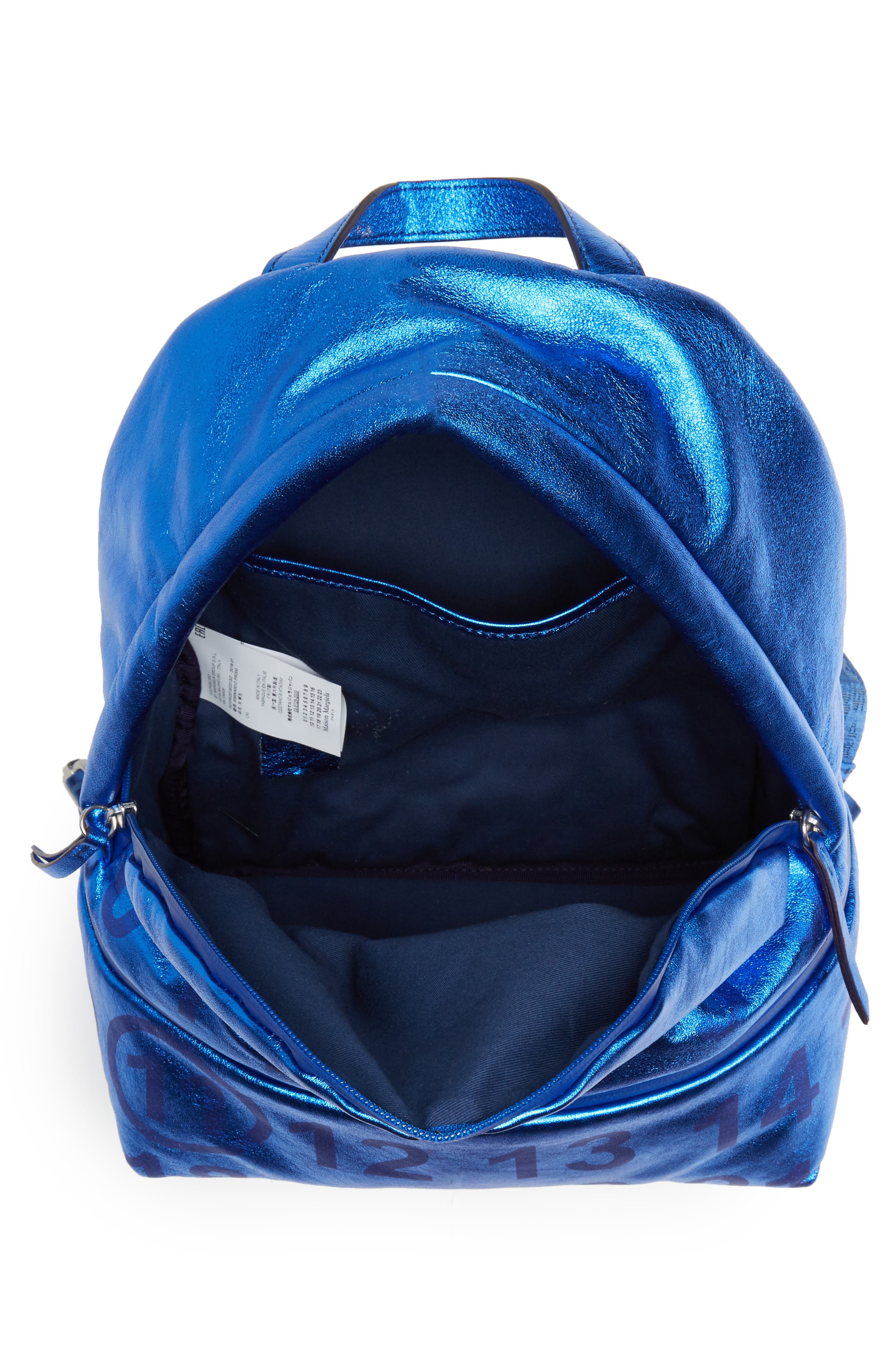 Maison Margiela Medium Number Print Backpack, Alternate, color, 