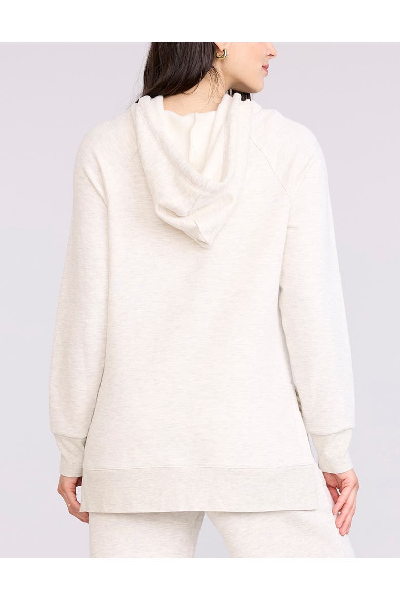 Relaxed Fit Maternity Hoodie, Alternate, color, Heather Oatmeal