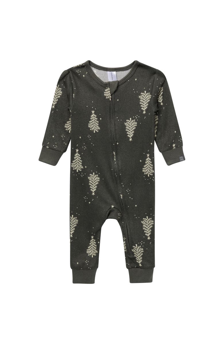 Modern Moments<sup>™</sup> by Gerber Christmas Snug Fitting Footless Pajamas, Alternate, color, Christmas Tree