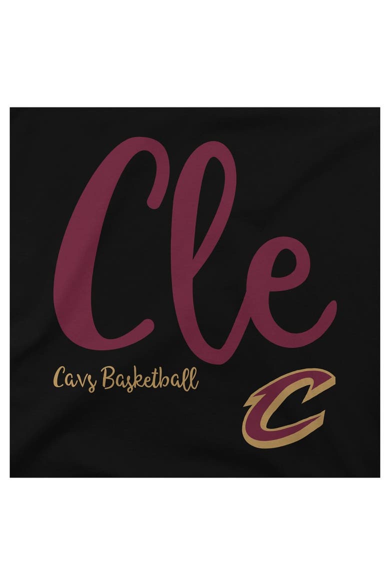 Women's Stadium Essentials  Black Cleveland Cavaliers 3rd Quarter T-Shirt, Alternate, color, Black