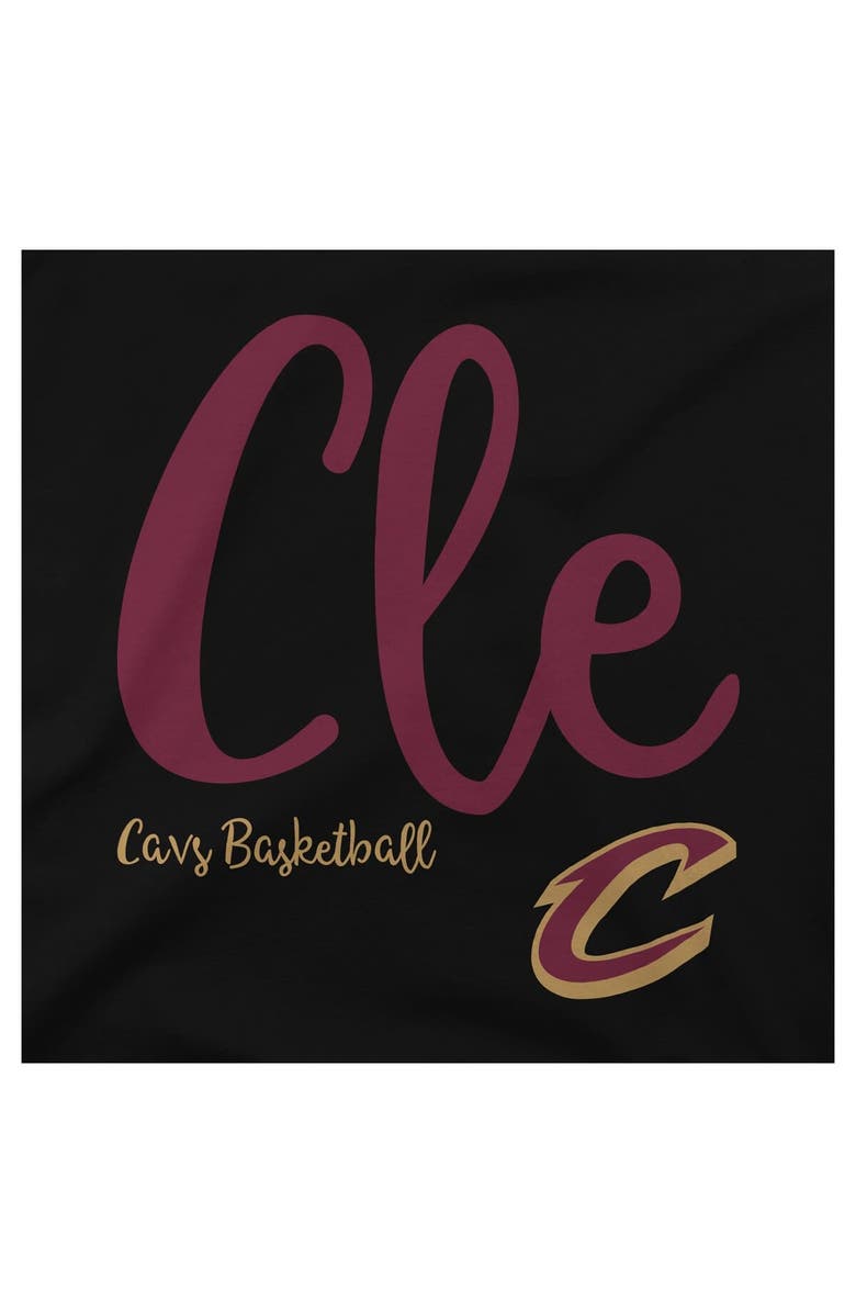 Stadium Essentials Women's Stadium Essentials Black Cleveland Cavaliers 3rd Quarter T-Shirt, Alternate, color, Black