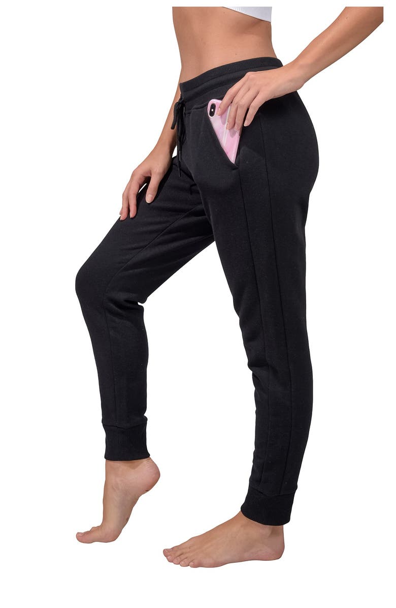 90 DEGREE BY REFLEX Drawstring Knit Joggers, Alternate, color, 