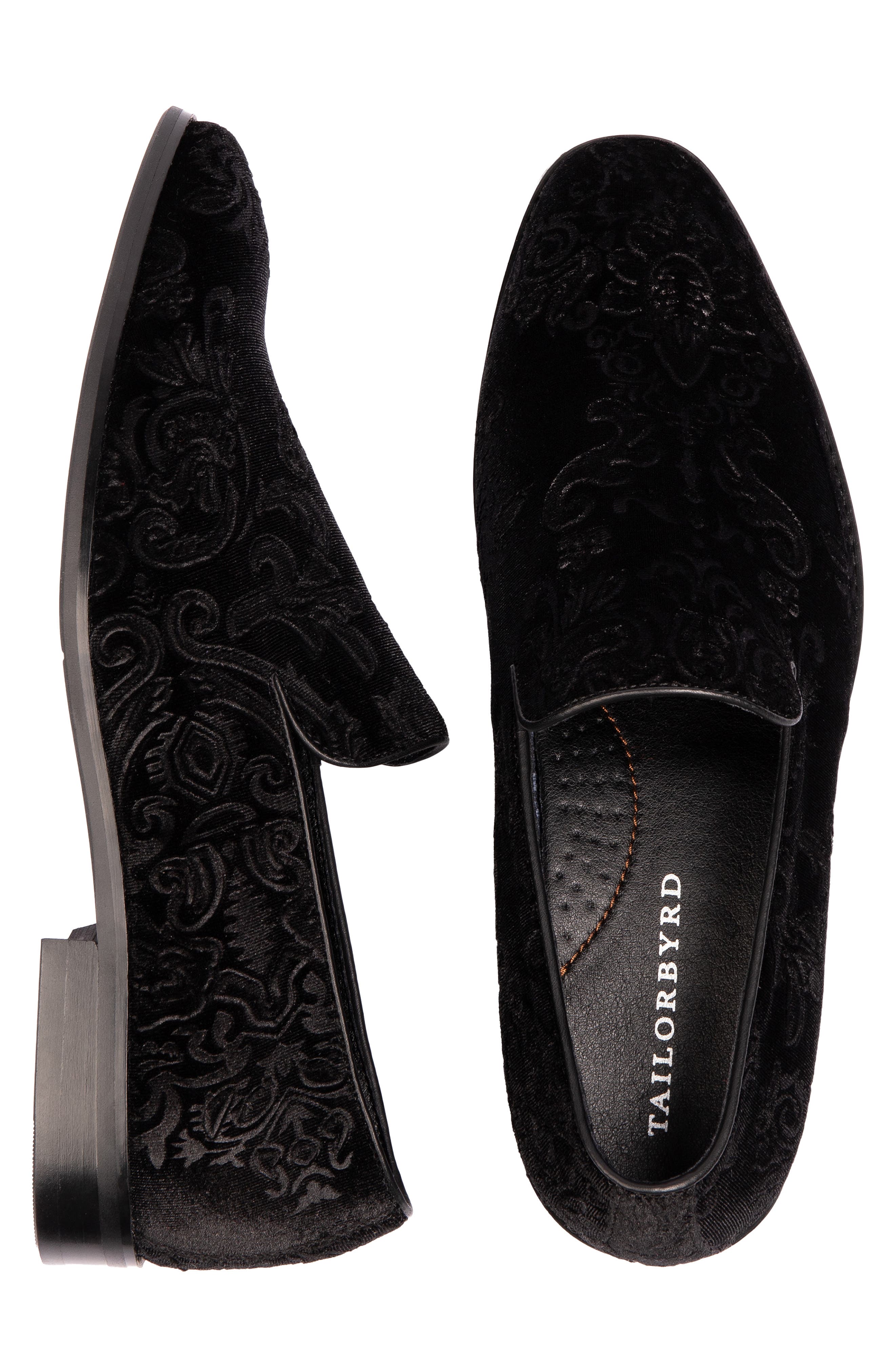 Bristol Velvet Loafer, Alternate, color, BLACK