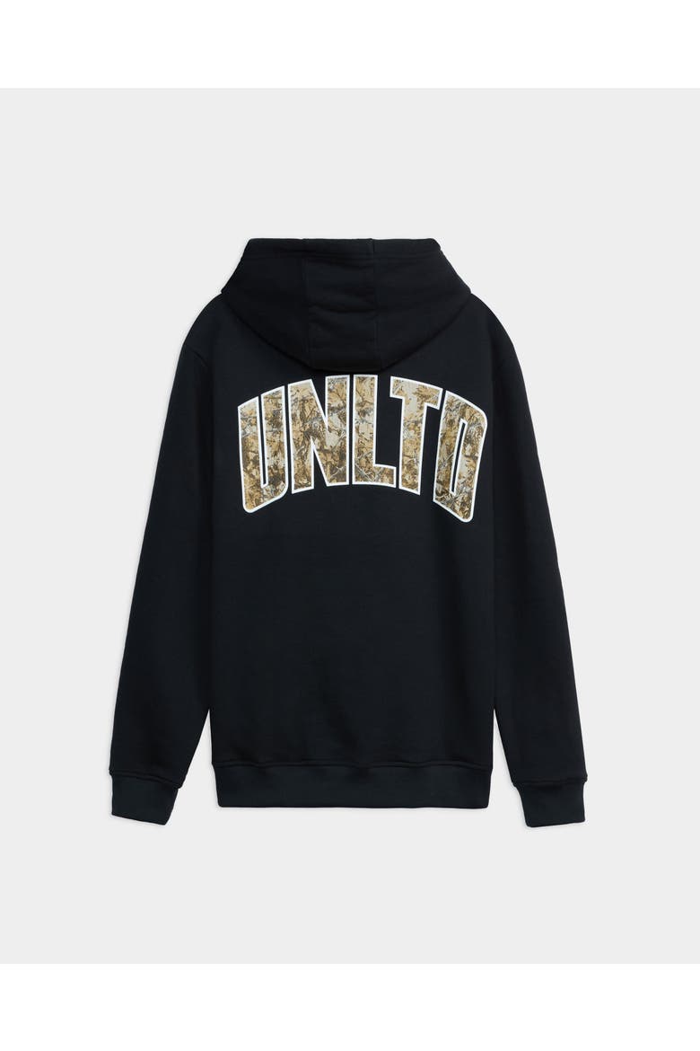 Leafy Arch Hoodie, Alternate, color, Vintage Black