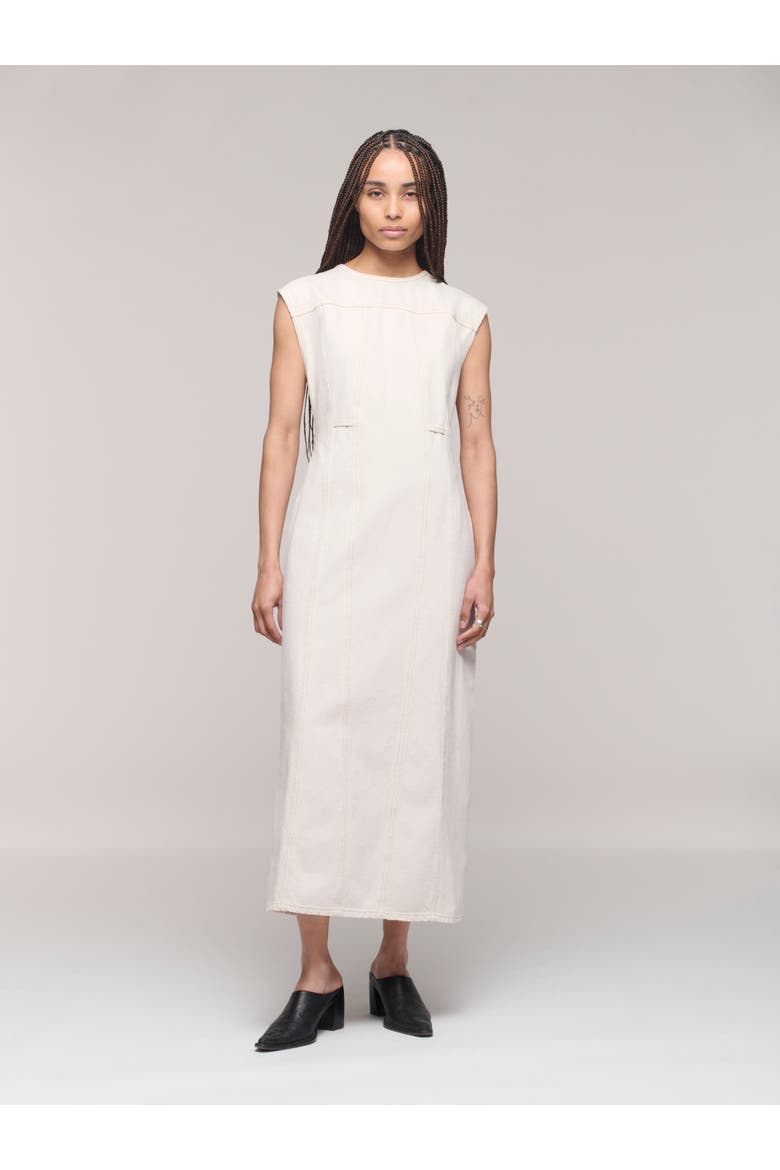 Closed Back Column Dress, Main, color, Salt