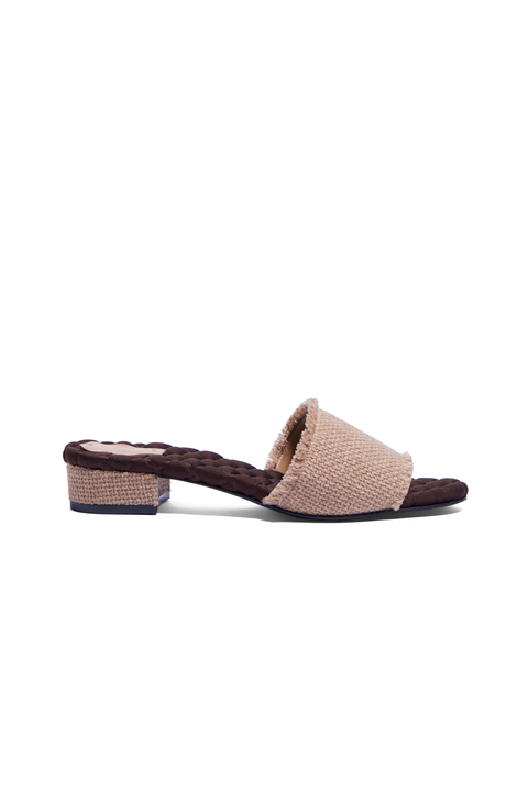 Giorgia vegan low heeled sandal