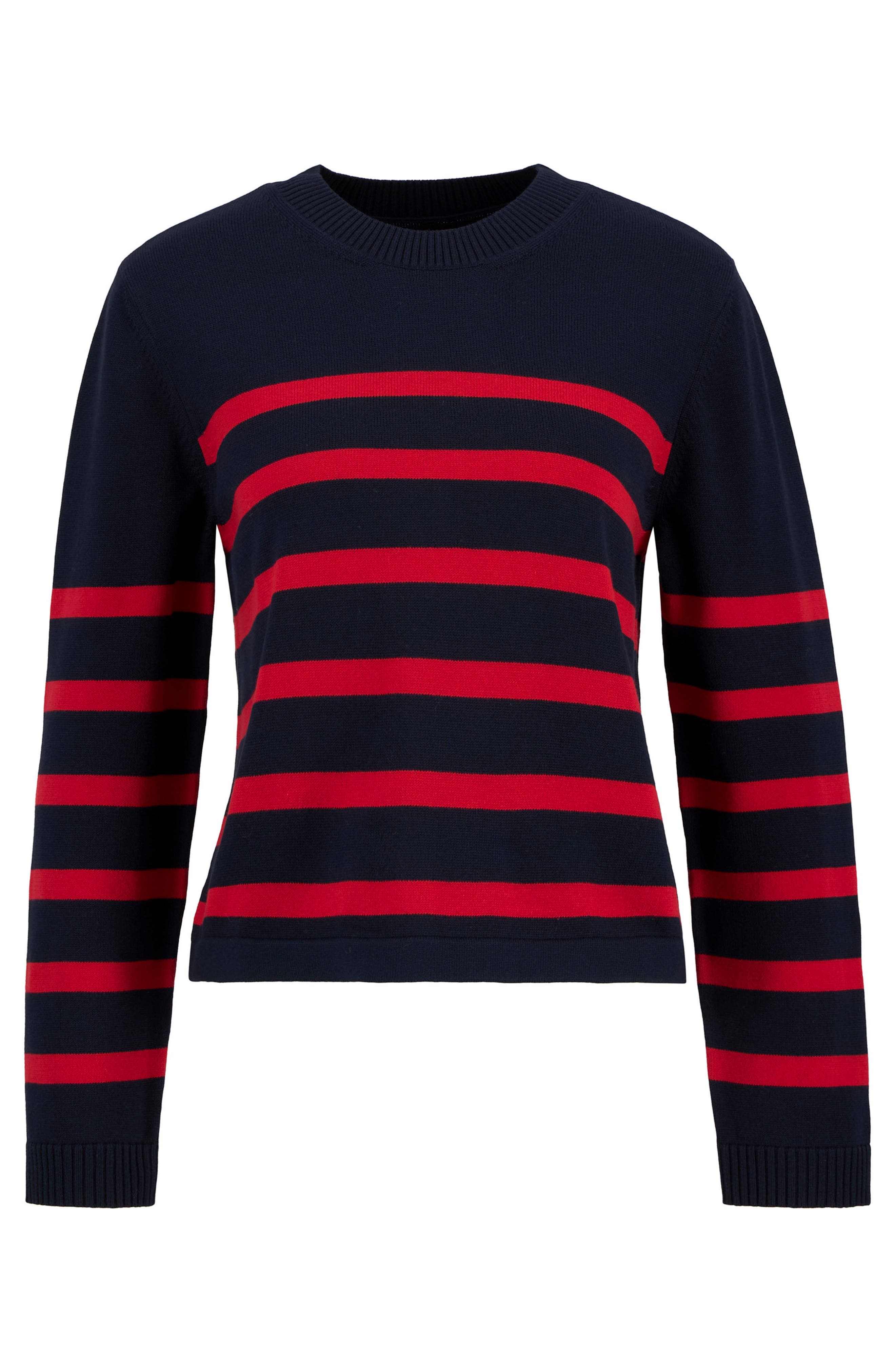 selected NAVY/ POPPY RED