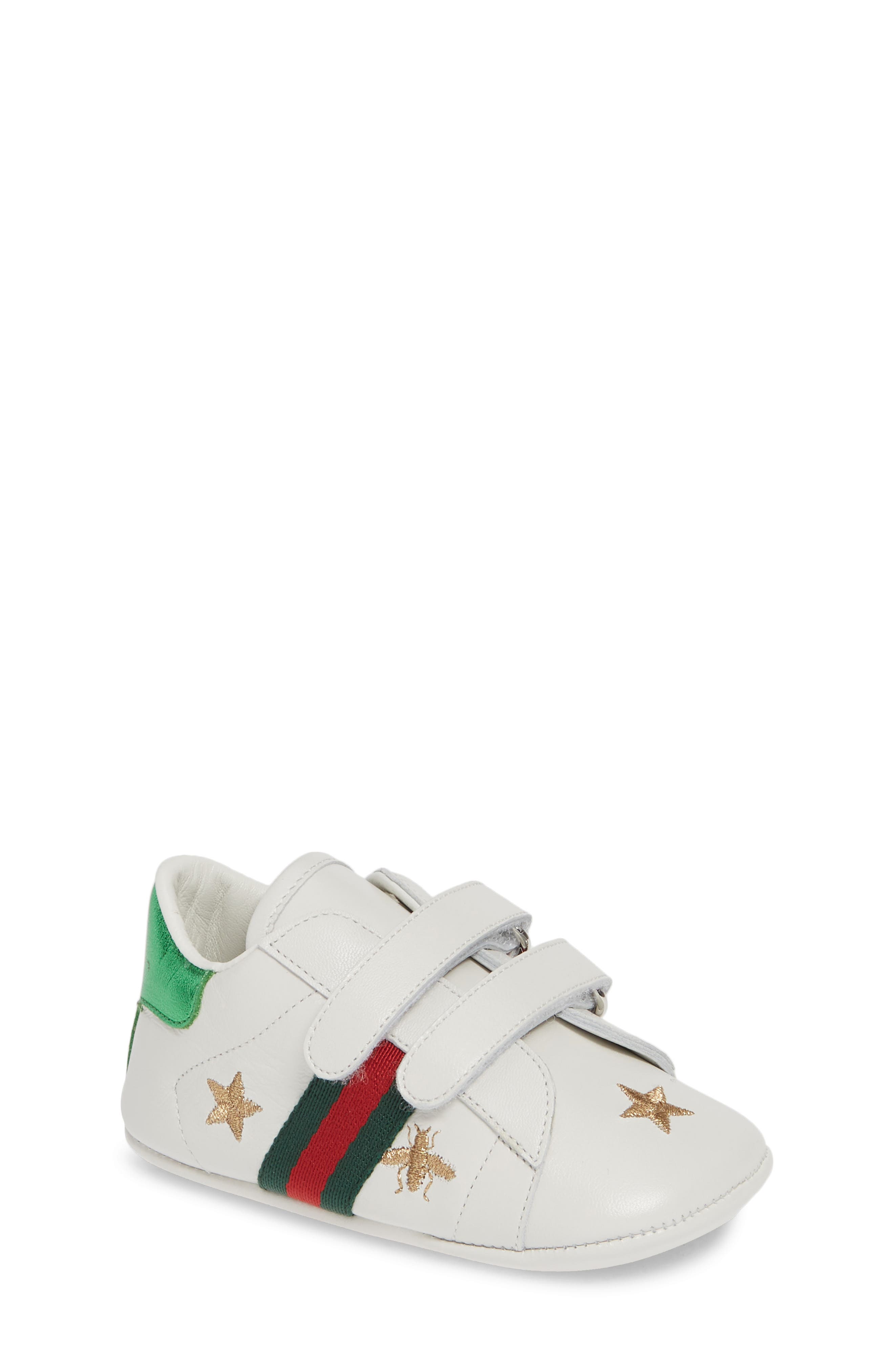 Gucci New Ace Crib Shoe, Main, color, 