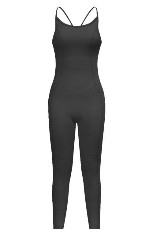 Vitality Daydream Stitch Jumpsuit In Black