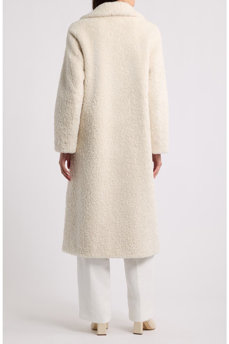 Faux Fur Coat, Alternate, color, CREAM