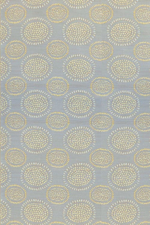 Mad Mats Molly Grey & Yellow Rug