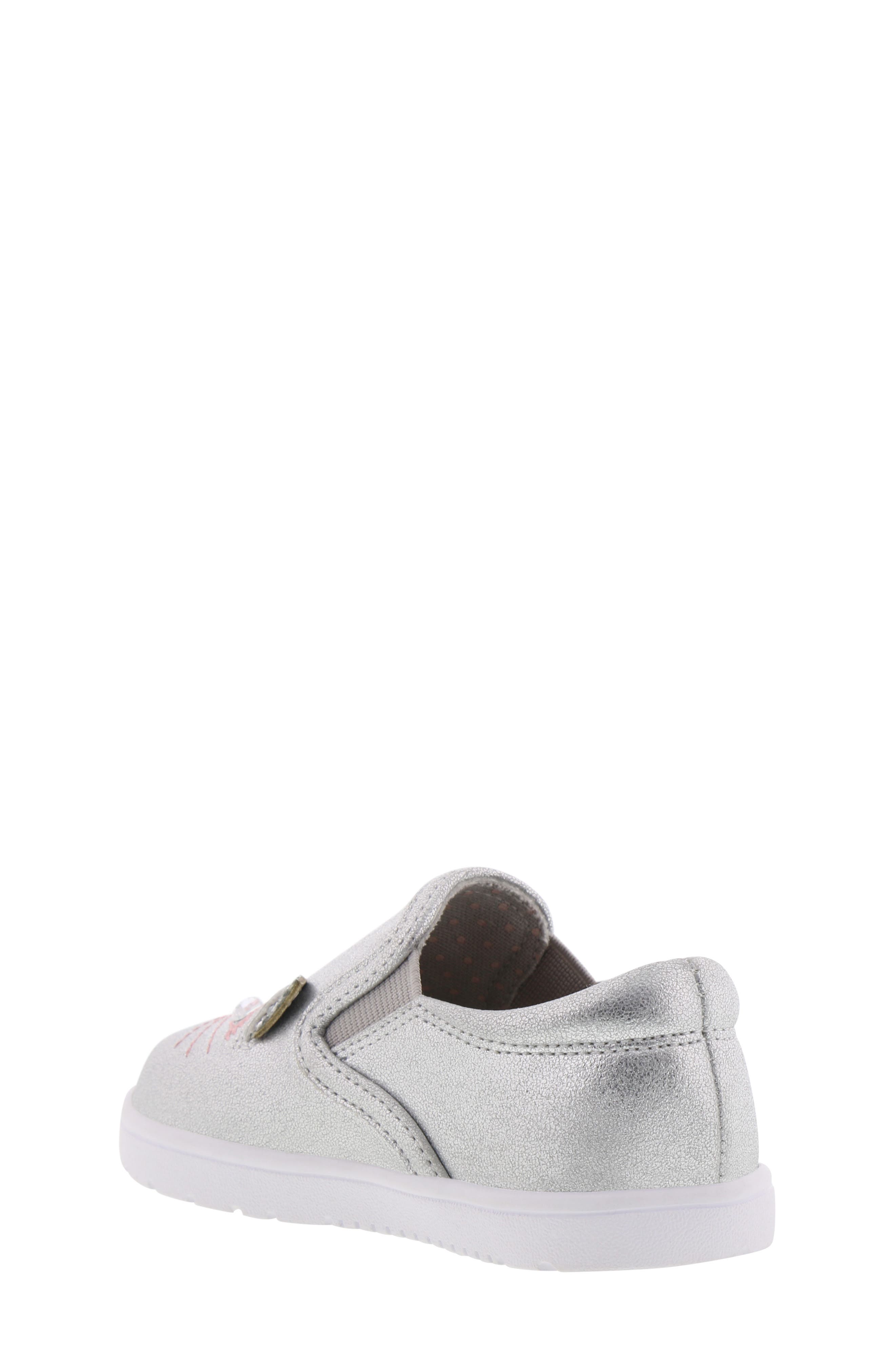 Børn Bailey Jaslyna Slip-On Glitter Sneaker, Alternate, color, 