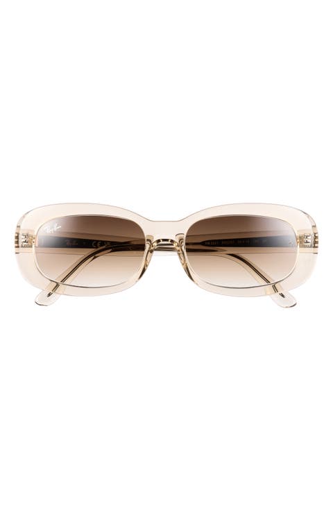 The Ritual 56mm Gradient Oval Sunglasses