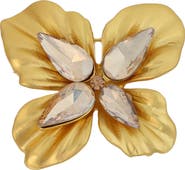 Panacea Topaz Flower Brooch